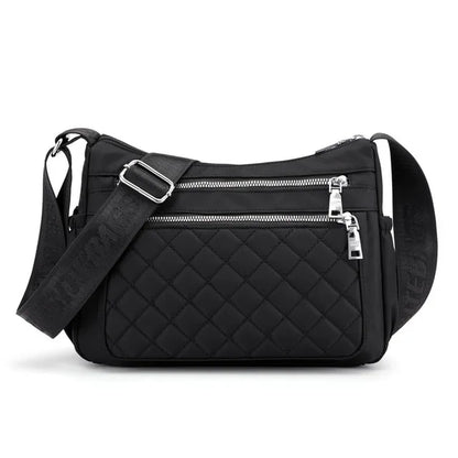 Yogodlns Women Nylon Shoulder Bag Waterproof Multi-pocket Zipper Bag Ladies Travel Messenger Bag For Designer Bolsa Feminina