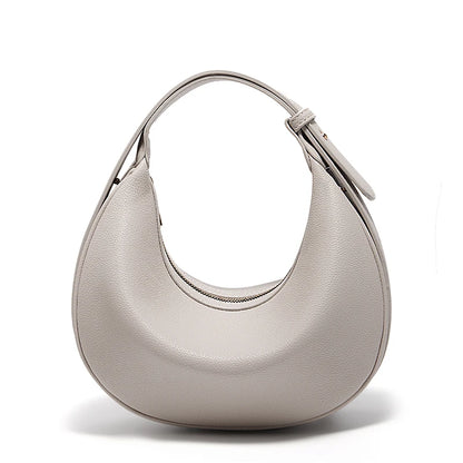 FOXER Women Fashion Small Shoulder Bag Lady Crossbody Handbag Half-Moon Underarm Bag with Logo Perfect Gift  for Wife