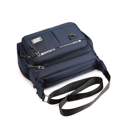 Design Oxford Shoulder Bag Large Capacity Men's Casual Multi-layer Pocket Fashion Single Shoulder Crossbody Luxury Messenger Bag