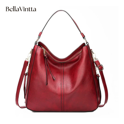 DIDABEAR Hobo Bag Leather Women Handbags Female Leisure Shoulder Bags Fashion Purses Vintage Bolsas Large Capacity Tote bag