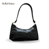Fashion PU Leather Bags for Women Alligator Pattern Armpit Handbag Female Small Underarm Messenger Bag Purse