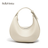 FOXER Women Fashion Small Shoulder Bag Lady Crossbody Handbag Half-Moon Underarm Bag with Logo Perfect Gift  for Wife