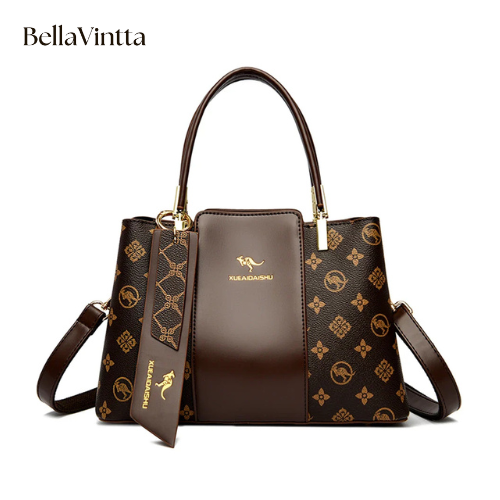 Luxury Handbag Fashion Print Large Capacity Soft Leather Women Shoulder Crossbody Bag Leisure Designer Ladies Purses and Handbag