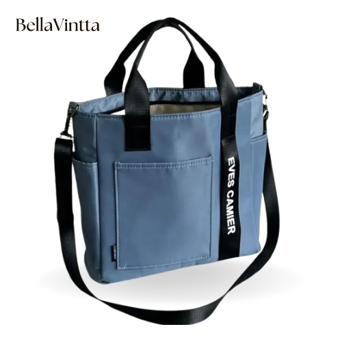 New Casual Tote Large Capacity Shoulder Bag Nylon Waterproof Canvas Handbag Simple Fashion Messenger Bags For Schoolgirl