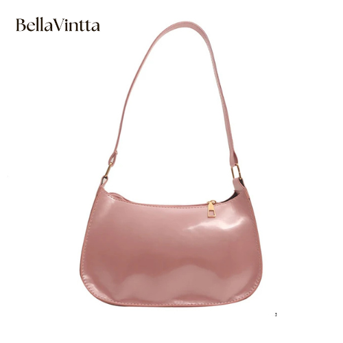 Retro Solid Color PU Leather Shoulder Bag Fashion Women's Handbags Casual Designer Hobos Underarm Bag