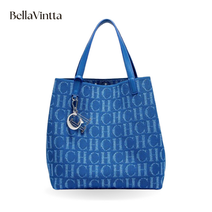 CH Ladies Shoulder Bag Simple Solid Colour Letter Print Design Ladies Tote Bag Large Capacity Daily Commuter Bag Ladies Crossbod